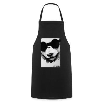Panda Sunglasses Wildlife Forest Animals Wilderness - Cooking Apron - black - Front - AI Model Male 185 dark (185cm)
