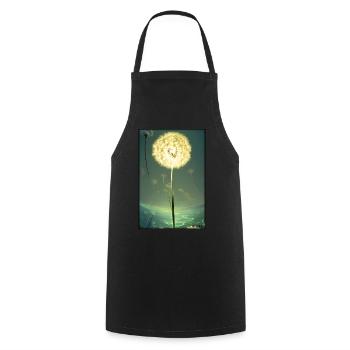 Dandelion Dandelion Asteraceae Flower Spring - Cooking Apron - black - Front - AI Model Male 185 dark (185cm)