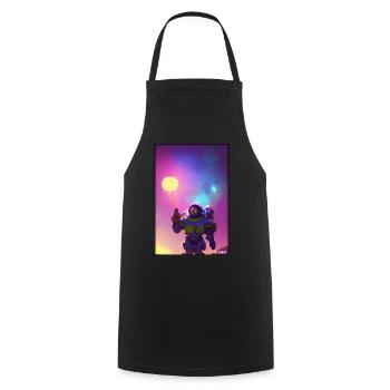 Dandelion Dandelion Asteraceae Flower Spring - Cooking Apron - black - Front - AI Model Male 185 dark (185cm)