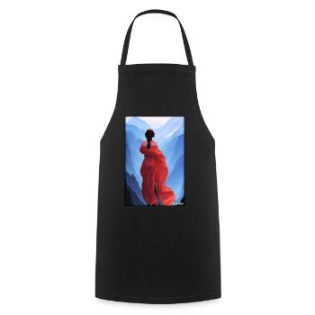 Montagnes Alpinisme Randonnée Randonnée Nature Voyage - Tablier de cuisine - noir - Devant - AI Model Male 185 dark (185cm)