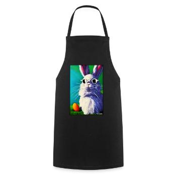Easter Sunglasses Easter Pet Party - Cooking Apron - black - Front - AI Model Male 185 dark (185cm)