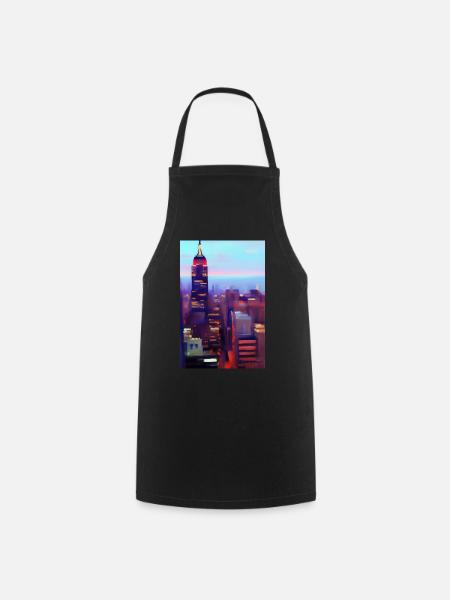 New York City Skyline - Kochschürze - Schwarz