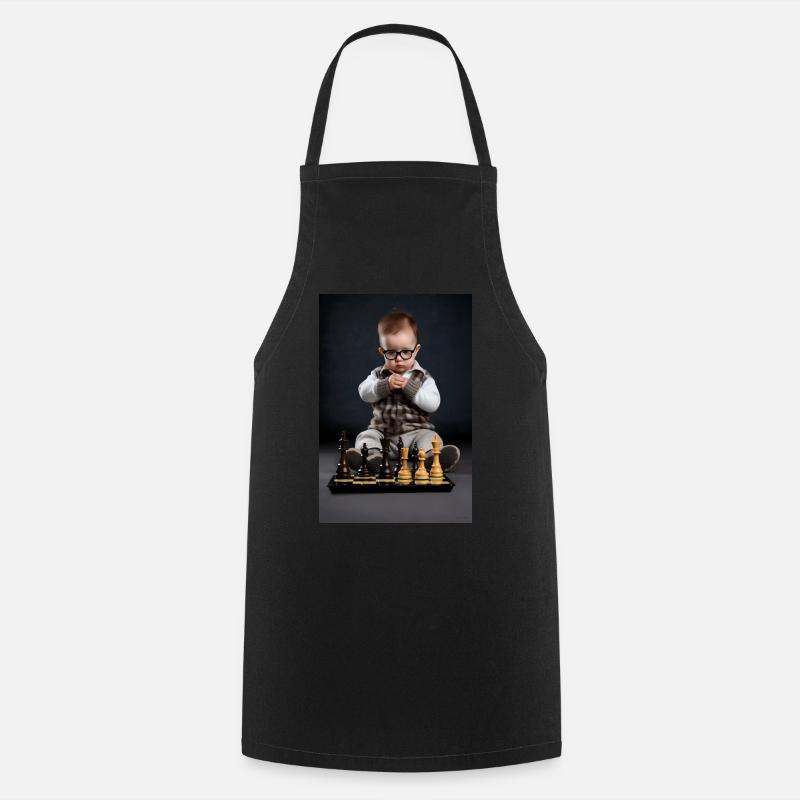 Chess Baby - Cooking Apron - black