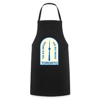 Toronto CNTower Big Smoke - Tablier de cuisine - noir - Devant - AI Model Male 185 dark (185cm)