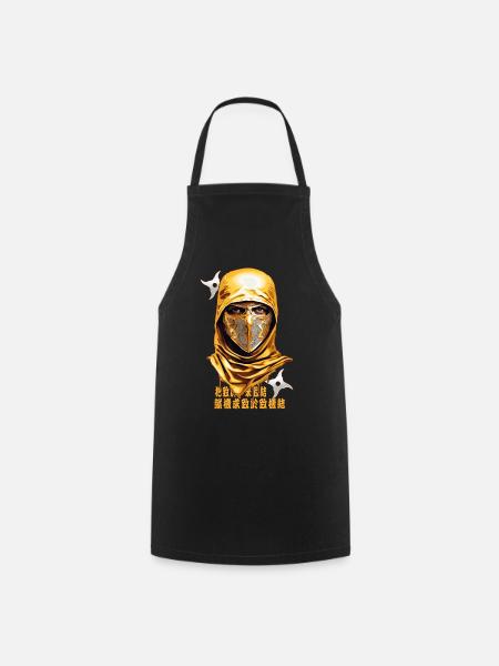 Samurai Krieger - Kochschürze - Schwarz