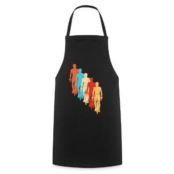 Cycling Cycling Cycling Mountain Bike Women Cycling - Cooking Apron - black - Front - AI Model Male 185 dark (185cm)