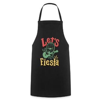 Cinco de Mayo Fiesta mexikanische Party - Kochschürze - Schwarz - Vorne - AI Model Male 185 dark (185cm)