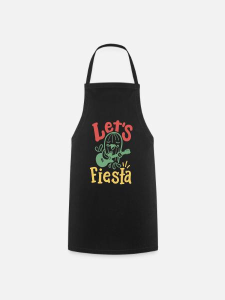 Cinco de Mayo Fiesta mexikanische Party - Kochschürze - Schwarz
