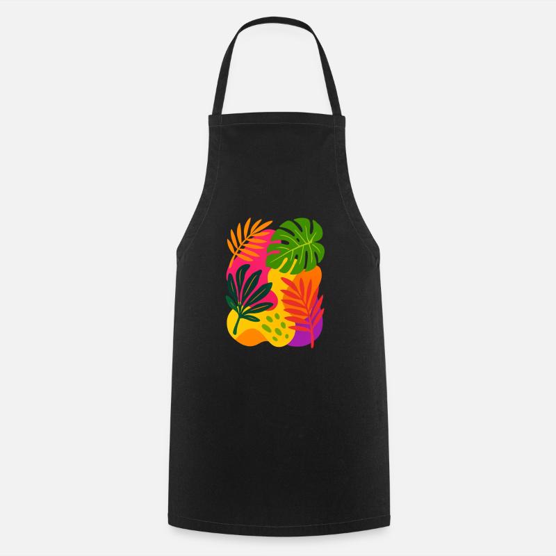 Ruée tropicale - Tablier de cuisine - noir