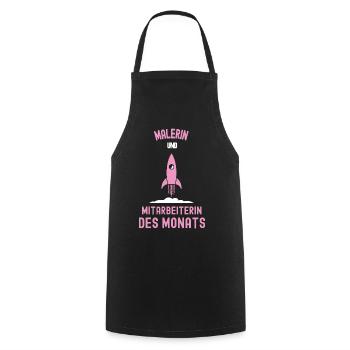 Best Painter Employee of the Month Painting - Cooking Apron - black - Front - AI Model Male 185 dark (185cm)