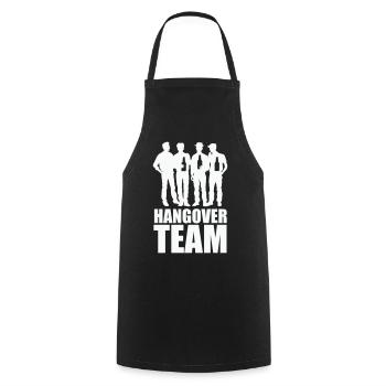 Hangover Team - Cooking Apron - black - Front - AI Model Male 185 dark (185cm)