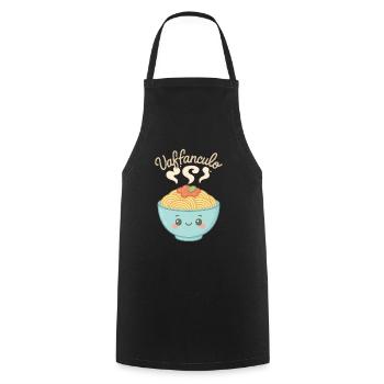 Vaffanculo T-Shirt Lustig Spruch Italien Spaß Fun - Kochschürze - Schwarz - Vorne - AI Model Male 185 dark (185cm)
