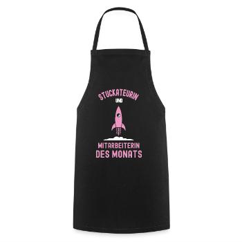 Best Plasterer Employee of the Month - Cooking Apron - black - Front - AI Model Male 185 dark (185cm)