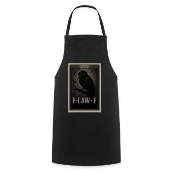 Schwarzer Rabe - F-CAW-F - Kochschürze - Schwarz - Vorne - AI Model Male 185 dark (185cm)