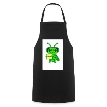 Lernkäfer mit Brille Motiv - Cooking Apron - black - Front - AI Model Male 185 dark (185cm)