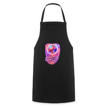 Spin like a disco ball - Cooking Apron - black - Front - AI Model Male 185 dark (185cm)