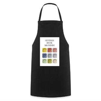 Your desire Your style Your statement - Cooking Apron - black - Front - AI Model Male 185 dark (185cm)