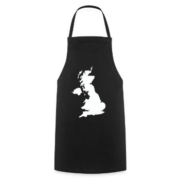 england_country - Tablier de cuisine - noir - Devant - AI Model Male 185 dark (185cm)