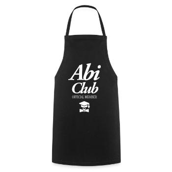 Abi Club Official Member - Cooking Apron - black - Front - AI Model Male 185 dark (185cm)