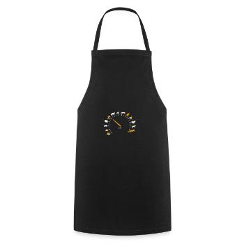 Animal Lover Speed Gauge Humor - Cooking Apron - black - Front - AI Model Male 185 dark (185cm)