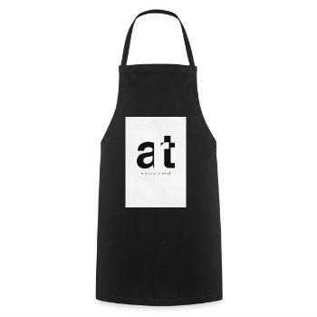 Art - Is a State of Mind - Minimalist Poster - Cooking Apron - black - Front - AI Model Male 185 dark (185cm)