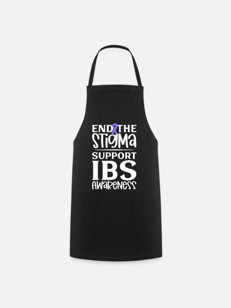 IBS Awareness - Stigma beenden - Kochschürze - Schwarz