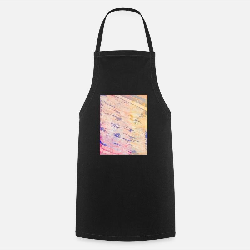 Art abstrait - Tablier de cuisine - noir