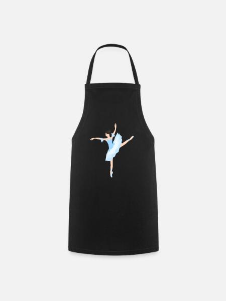 Ballerina Mädchen 3 - Kochschürze - Schwarz