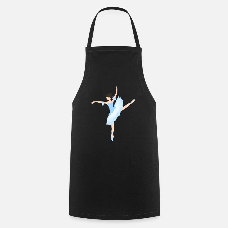 Ballerina Mädchen 3 - Kochschürze - Schwarz
