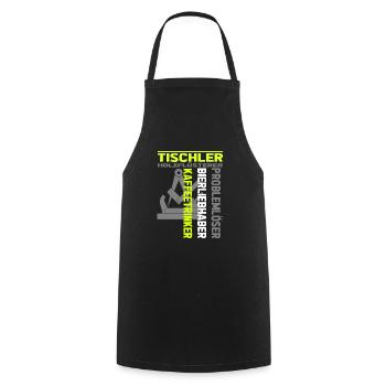 Charpentier, charpentier, résolveur de problèmes, amateur de bière - Tablier de cuisine - noir - Devant - AI Model Male 185 dark (185cm)