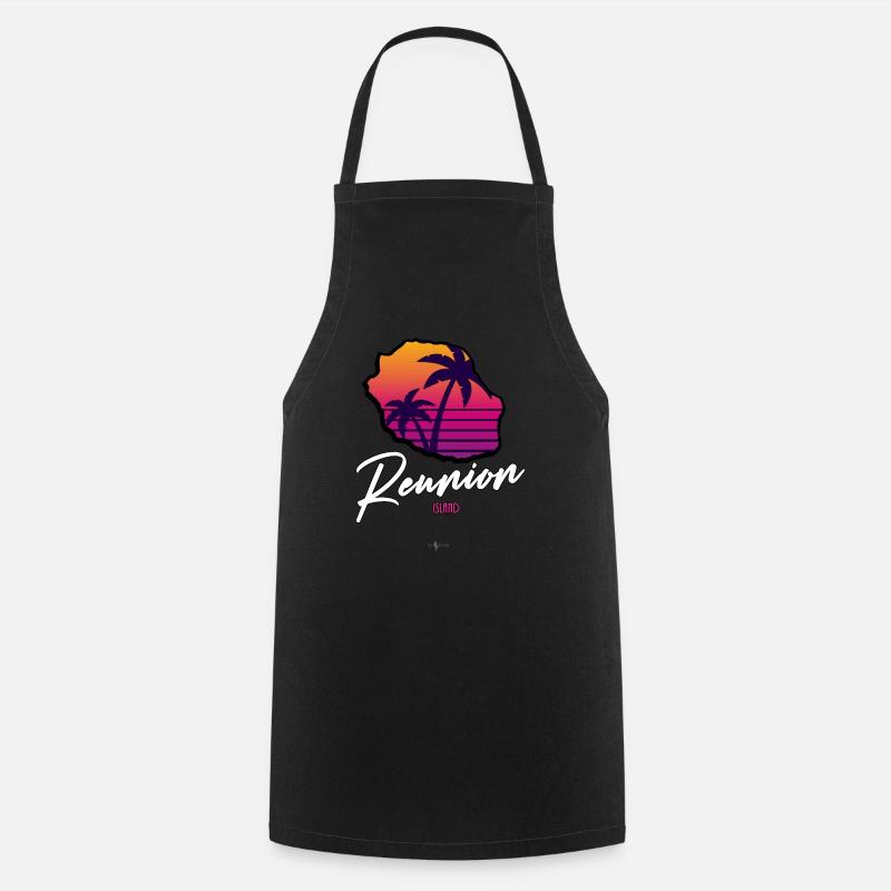 RUN Beach Rétro - Tablier de cuisine - noir