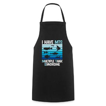 Funny Aquarium Lover Saying Fish Tank Owner Quote - Cooking Apron - black - Front - AI Model Male 185 dark (185cm)