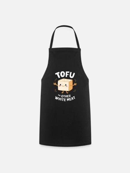 Tofu Lustiges - Kochschürze - Schwarz