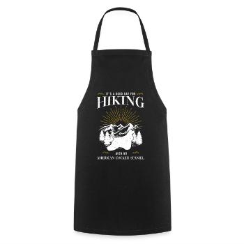 Cocker Spaniel américain - Tablier de cuisine - noir - Devant - AI Model Male 185 dark (185cm)