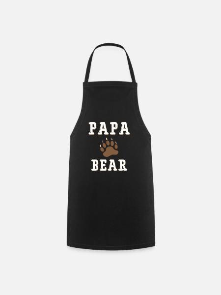 Papa Bear - Kochschürze - Schwarz