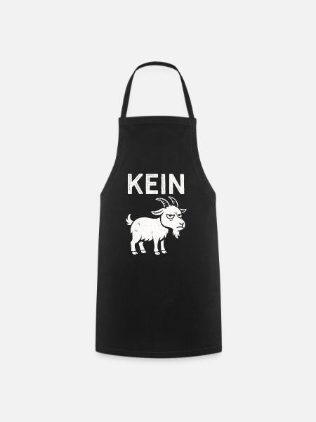 Lustiger Spruch Witzig Kein Bock Geschenkidee - Kochschürze - Schwarz