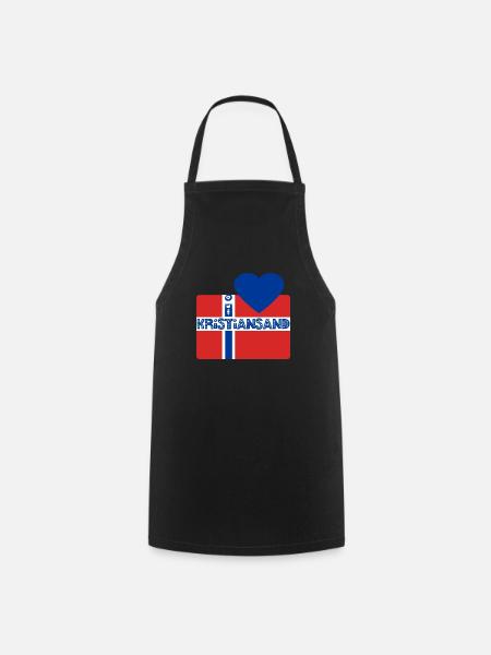 kristianstad Norvège - Tablier de cuisine - noir