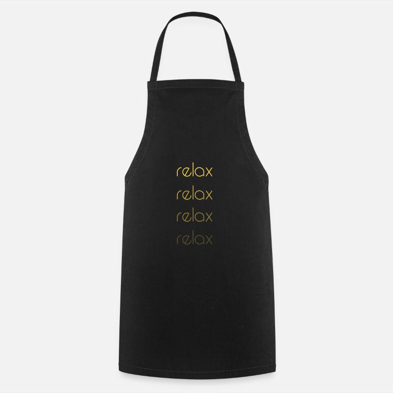 relax namaste Relax Yoga - Cooking Apron - black