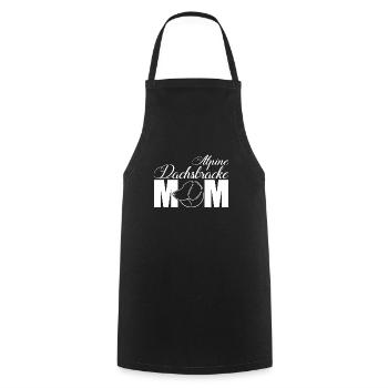 Alpine Badger Hound Profile Mom Dogs Dog Wilsigns - Cooking Apron - black - Front - AI Model Male 185 dark (185cm)
