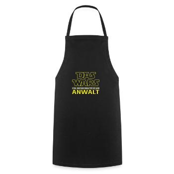 Das Wars Abschluss Anwalt Ausbildung Geschenkidee - Kochschürze - Schwarz - Vorne - AI Model Male 185 dark (185cm)