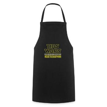 Das Wars Abschluss Industriekaufmann Geschenkidee - Kochschürze - Schwarz - Vorne - AI Model Male 185 dark (185cm)