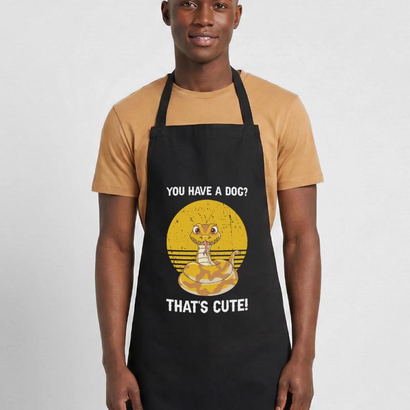 King python design for snake lovers Cooking Apron