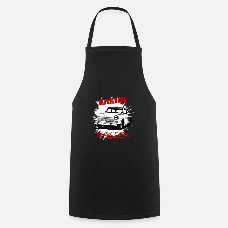  Trabi GDR Voiture - Tablier de cuisine - noir