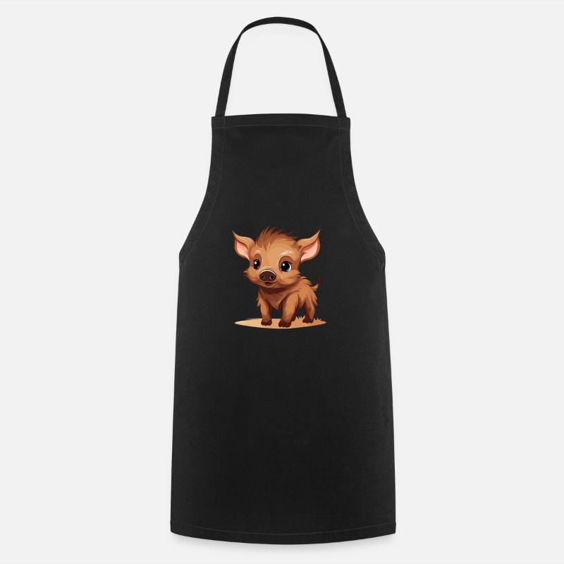 Sanglier - Tablier de cuisine - noir