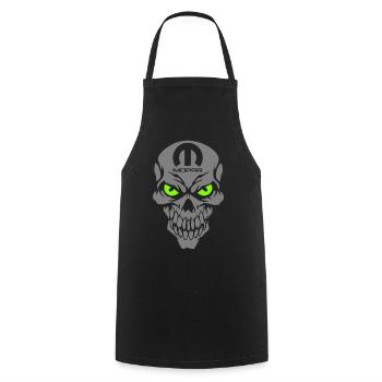 Mopar Skull - Kochschürze - Schwarz - Vorne - AI Model Male 185 dark (185cm)
