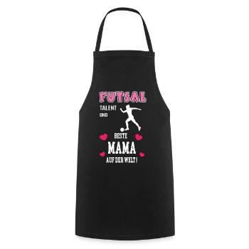 Futsal Best Mom Mom Mother's Day Birthday - Cooking Apron - black - Front - AI Model Male 185 dark (185cm)