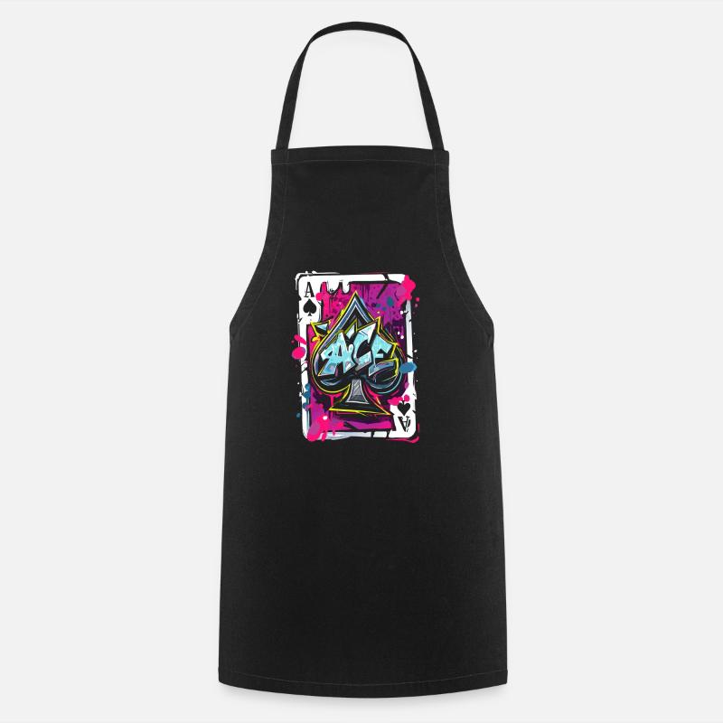As de pique - Tablier de cuisine - noir
