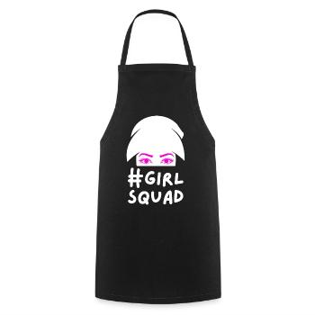 Girl Squad Pink Augen Frauen Party Geschenk - Kochschürze - Schwarz - Vorne - AI Model Male 185 dark (185cm)