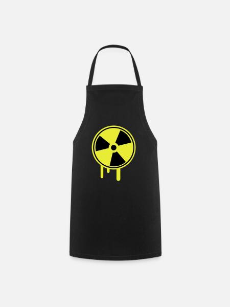 atom_symbol_1_f2 - Kochschürze - Schwarz