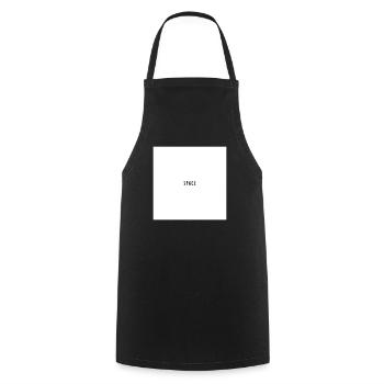 Space - Kochschürze - Schwarz - Vorne - AI Model Male 185 dark (185cm)